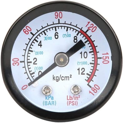 Dailygoody - Air Compressor Drukmeter - 0-180 Psi - Nauwkeurig en