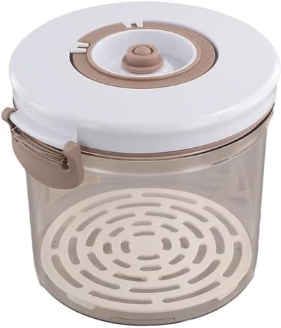 Voedsel Vacuüm Opbergdoos - Vacuüm Bewaardoos - Voedsel Vers Houden - Lekvrije Afdichting - 1.05 Liter - Transparant