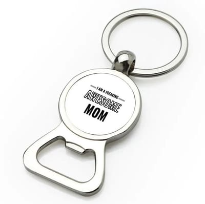 Akyol - i am a freaking awesome mom flesopener - Mama - de meest geweldigste moeder - moeder cadeautjes - moederdag - verjaardagscadeau - verjaardag - cadeau - geschenk - kado - gift - moeder artikelen - 9 bij 3 cm