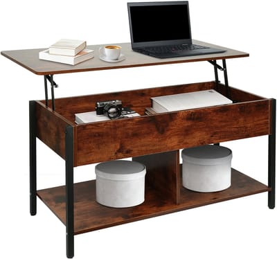 PIPIPOXER-Salontafel – Rechthoekig – 90x48x62 cm– Woonkamer Tafel,Hout