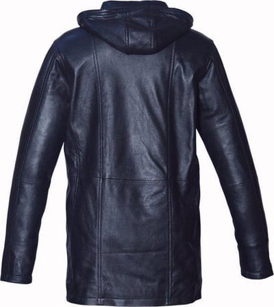 Urban 5884® - Parka - Winterjas Dames - Lang model - Echt Lams Leer - Capuchon - Zwart - Maat 3XL