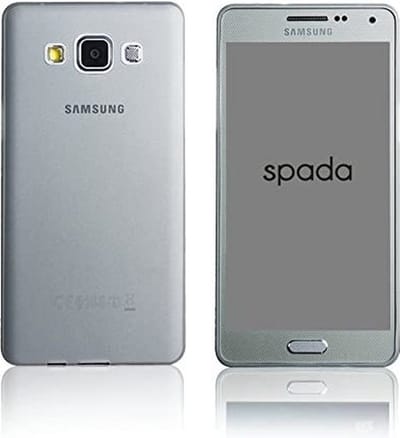Ultradunne zachte hoes antraciet voor Samsung Galaxy A5