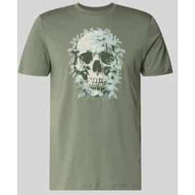 Regular fit T-shirt met motiefprint