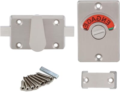 Deurslot met Indicator - Toilet Slot Privacy - Sanitair Markeren - Visuele Statusweergave - 10 x 8 x 3 cm