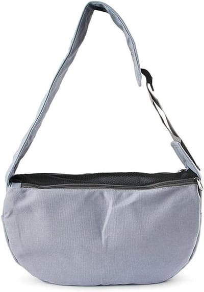 Hond Rugzak 1Stks Huisdier Tas Kleine Hond Draagtas Carrier Handtas Puppy Schoudertassen Hellende Schouder Kat Tas Grijs