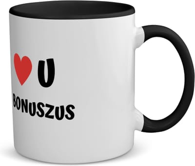 Akyol - love u bonuszus Spaarpot - Zus - de liefste zus - verjaardag - cadeautje voor zus - zus artikelen - kado - geschenk - 350 ML inhoud