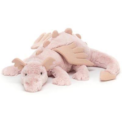 Jellycat knuffel Rose Dragon huge