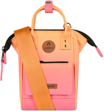 CABAIA – Nano schoudertas Cabourg – Compact & waterafstotend – Voor dames en heren – Verwisselbare schouderband – Kleur : Roze