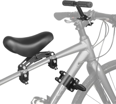 SAVI® Fietsstoeltje voorzitje – Fietsstoel – Fietsstoeltjes Met Stuur En Pedalen – Zwart - ‎26cm x 19cm x 15cm