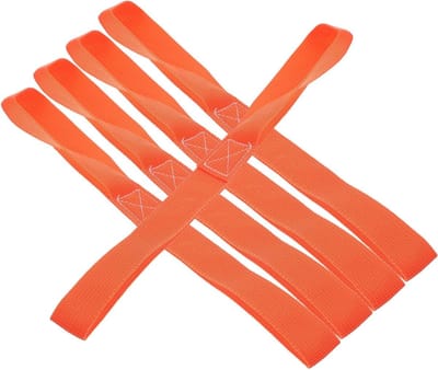 Motorcycle Transportbanden - Lading Zekeren - Vervoer Organiseren - Antislip Textuur - 30.5 cm - Oranje