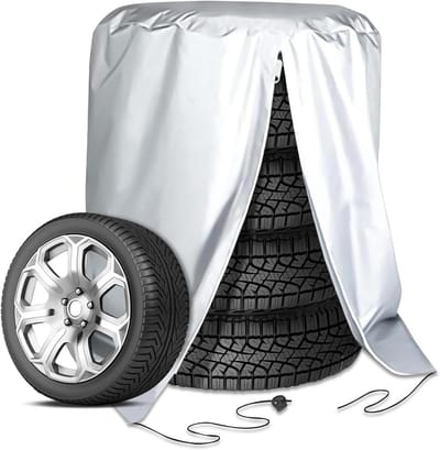Waterdichte bandenhoezen voor autobanden - 210T nylon met ritssluiting voor 4 banden (18/19/20/21/22 inch)