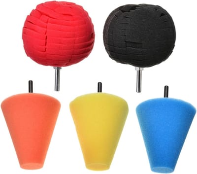 Boor Polijstpads - Wasbare Spons Pads - Auto Onderhoud - Herbruikbaar Materiaal - 25x16x8 cm - Divers