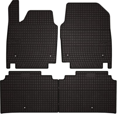Wielganizator SolidPRO Serie - Rubberen Automatten - Kia EV6 Crossover - Zwart - Volledig Geschikt
