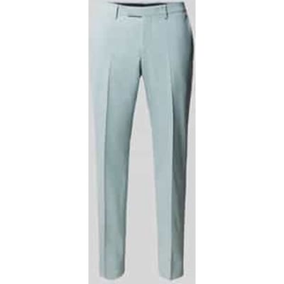 Broek in lindegroen met steekzakken opzij, model 'Ryan'