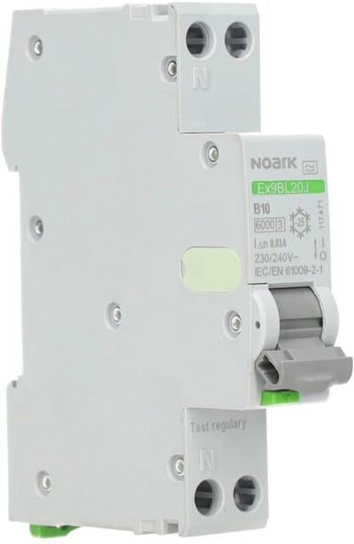 Noark aardlekautomaat B10 1P+N 30mA Type A (117471)