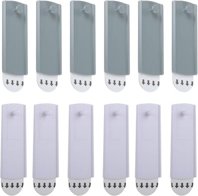12-delige set zelfklevende fotolijsthaken. Hang foto's op zonder te boren. Supersterke zelfklevende spijkers, geschikt voor muren. Zelfklevende strips. Wandhaken voor het ophangen van zwaardere foto's