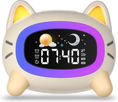 ApexArte® Slaaptrainer Kinderen - Kinderwekker - Slaapwekker - Digitale wekker