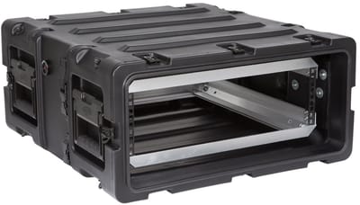 SKB - 3RS Series - 3U Niet-Verwijderbare Shock Rack - Zwart - 20-inch diep