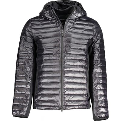 Gestikte Hooded Jas