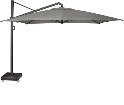 Platinum Sun & Shade – Zweefparasol – Icon Premium - 350x350cm – Manhattan – Kantelbaar – 360° Draaibaar – 98% UV protectie