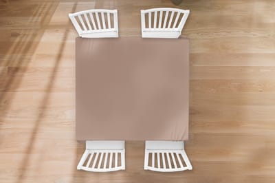 Tafelkleed - Tafellaken - 100x100 cm - Beige - Kleur - Roze - Binnen en Buiten