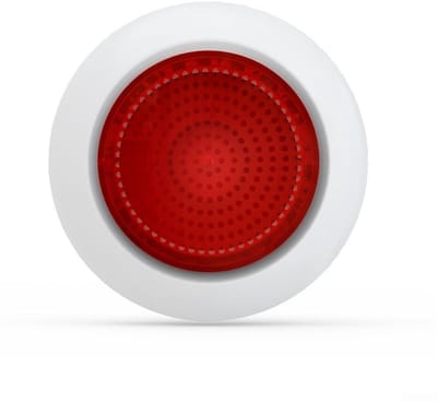 Dailygoody - Tuya Sirene Alarm - Draadloos alarmsysteem - Krachtig geluid en flits - Rood - Zigbee3.0 compatibel - Ideaal voor thuisbeveiliging