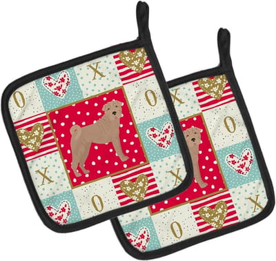Pannenlappen - Ovenwanten - Keuken Beschermen - Hittebestendige Isolatie - 19 x 19 cm - Multicolor