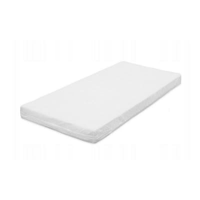 Babybed 120 x 60 cm met verstelbare hoogte en matras - Natuurlijk houten ledikant