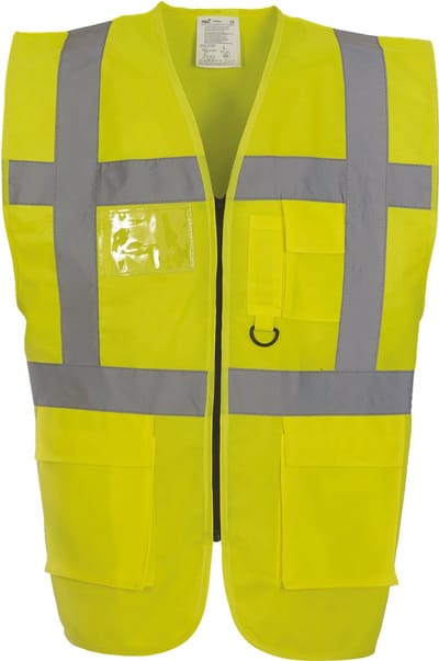 Yoko Signalisatie multifunctioneel executive vest YHVW801 - Hi Vis Yellow - S