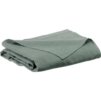 Plat laken stonewashed katoen Vivaraise Zeff