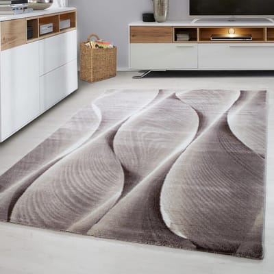 Muratap Parma design vloerkleed bruin / beige laagpolig- 120x170 cm