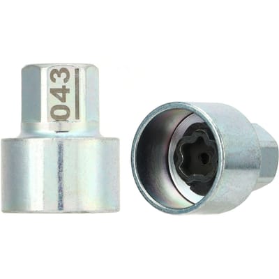Clé de roue antivol Douille d'écrou de roue de remplacement pour Série 1 3 5 6 7 X1 X2 X3 X4 X5 X6 Z4 042 043 white
