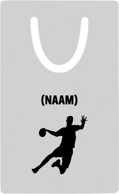 Hacebo® - Handbal met eigen naam metalen boekenlegger - Handbal - Handballer - Sport Bladwijzer boekenleggers - 7.6 cm x 5cm