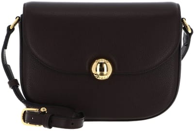 FURLA Leren schoudertas Vitello Night Moonlight Crossbody Bag Cioccolato donkerbruin