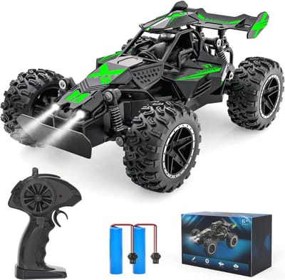 REN® RC Auto Offroad - RC Auto - Groen - 26cm x 17cm x 12cm