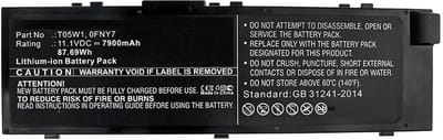 CoreParts MBXDE-BA0211 laptop reserve-onderdeel Batterij/Accu