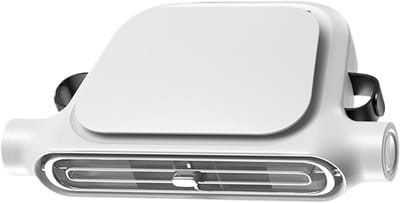 USB autoventilator - enkele kop, 3 snelheden, verstelbaar, voor auto camper truck en achterbank - Wit