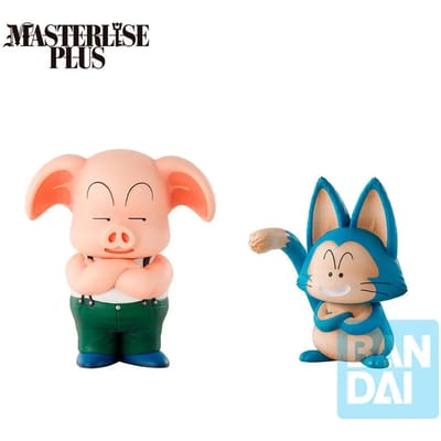 Dragon Ball Ichibansho Masterlise Plus PVC Statue Ooling & Puar (Son Goku Training Section) 10 cm Beeld