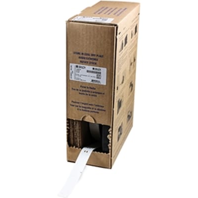 Brady BM-10x60-7643-WT polyurethaan tags wit | 10 mm x 60 mm (origineel)