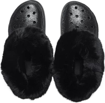Crocs Furever Crush Glitter Black Maat 43/44 M10/W12
