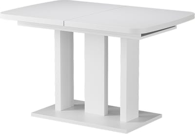 Vicco Eettafel Fenaro, Wit, 120-160 x 80 cm 2 delen