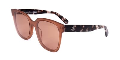 Moncler ML0198 Shiny light brown 55/18/140 WOMAN Zonnebrillen