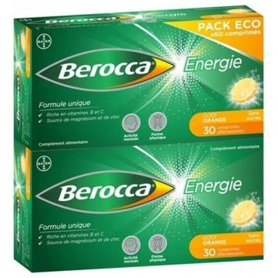 Berocca energie sinaasappelsmaak 60 bruistabletten