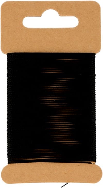 Zwart gewaxt draad 10 m - Artemio
