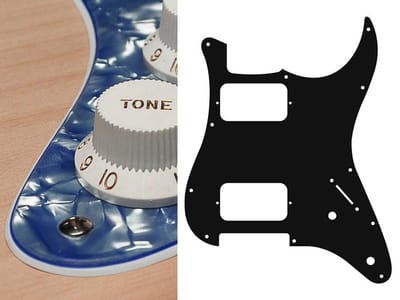 Boston ST-332-PV pickguard, Stallion, HH, 2 pot holes, 3-5 switch, 3 ply, pearl violet