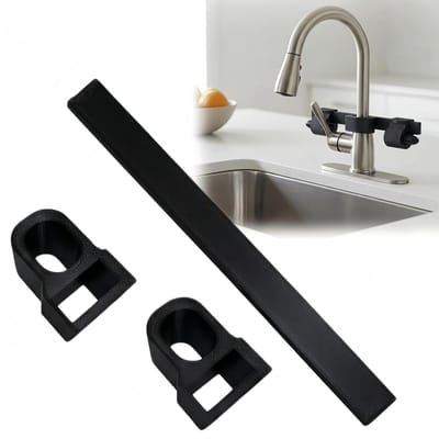 Kraanbeveiliging - Kinderbeveiliging kraan - Veilig watergebruik - Universele pasvorm - 24 cm lengte - Zwart