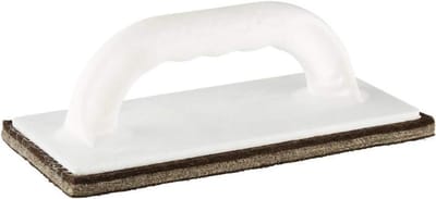 Raspplank Hard Vilt Rechthoekig 12x24cm Wit/Zwart