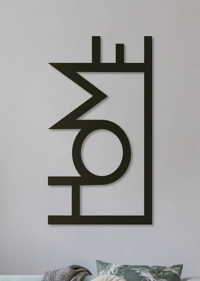 Wanddecoratie | Home - M (22x40cm)