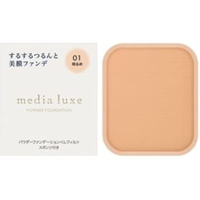 Kanebo - Media Luxe Powder Foundation 01 Bright - 9g Refill