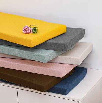 Bankkussen - Zitkussen - Buiten Zitten - Antislip Onderkant - 140x40x5 cm - Blauw